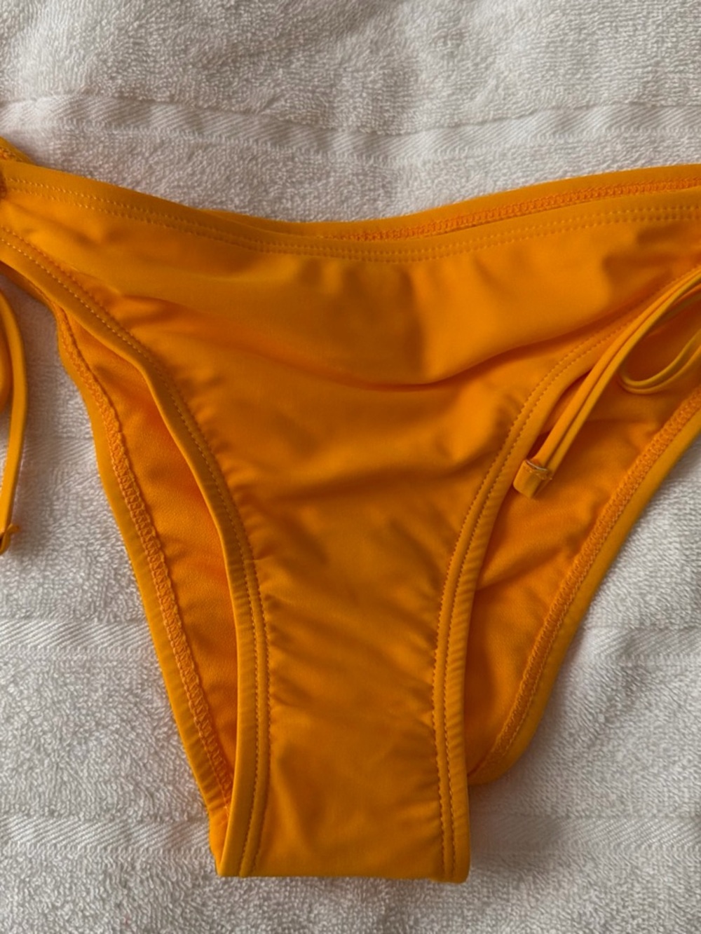 Hot Water Orange Tie-Side Bikini Bottoms